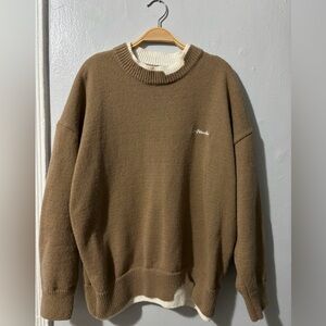 Aelfric Eden Two-Piece Khaki Sweater Size L